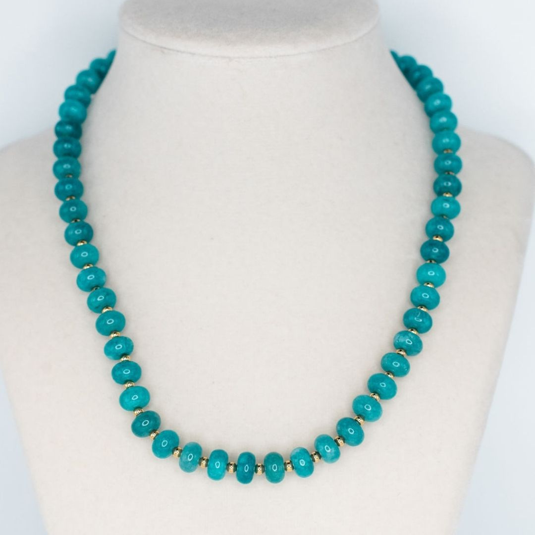 Sea Glass Necklace - Blue - Smith & Co.