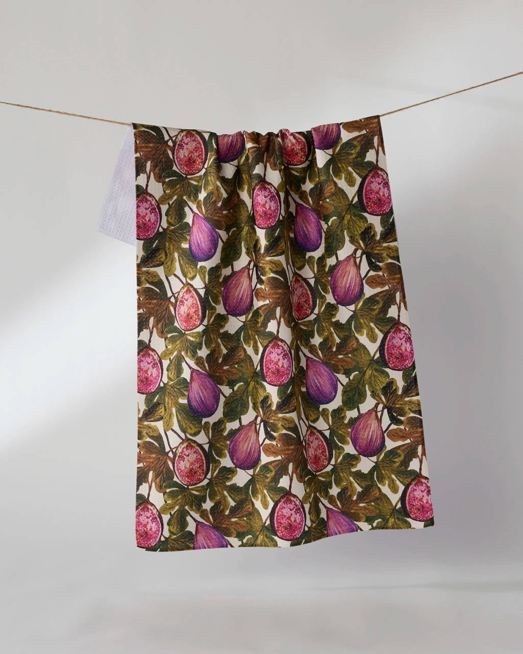 Wild Fig Tea Towel Geometry