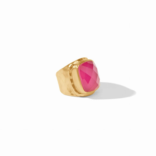 Tudor Statement Ring- Iridescent Raspberry
