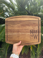 Ocean Isle Wooden Cutting Board