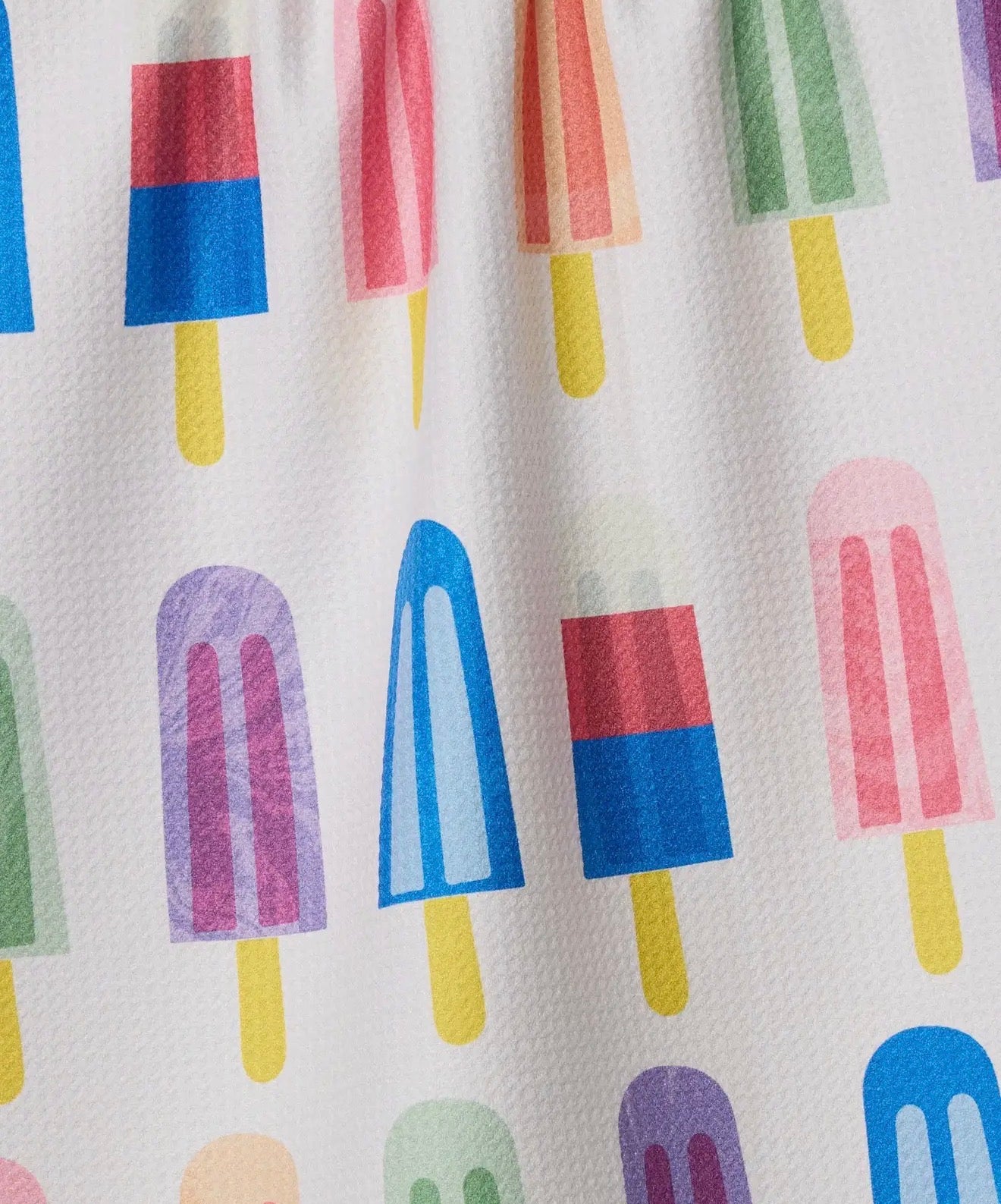 Poppy Popsicles Tea Towel Geometry