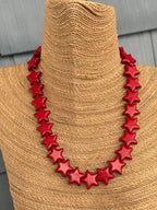 Sea Star Necklace Large - Garnet - Smith & Co.