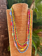 Handmade Beaded Necklace Set (set of 5)