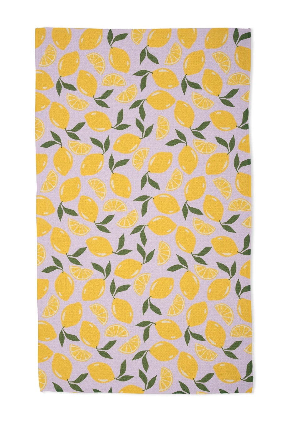 Sweet Lemon Tea Towel Geometry