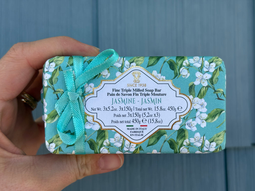 Jasmine Fine Triple Milled Soap Made in Italy
