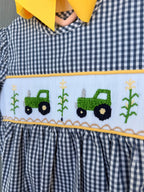Corn Picking L/S Girl Bubble, Three Sisters