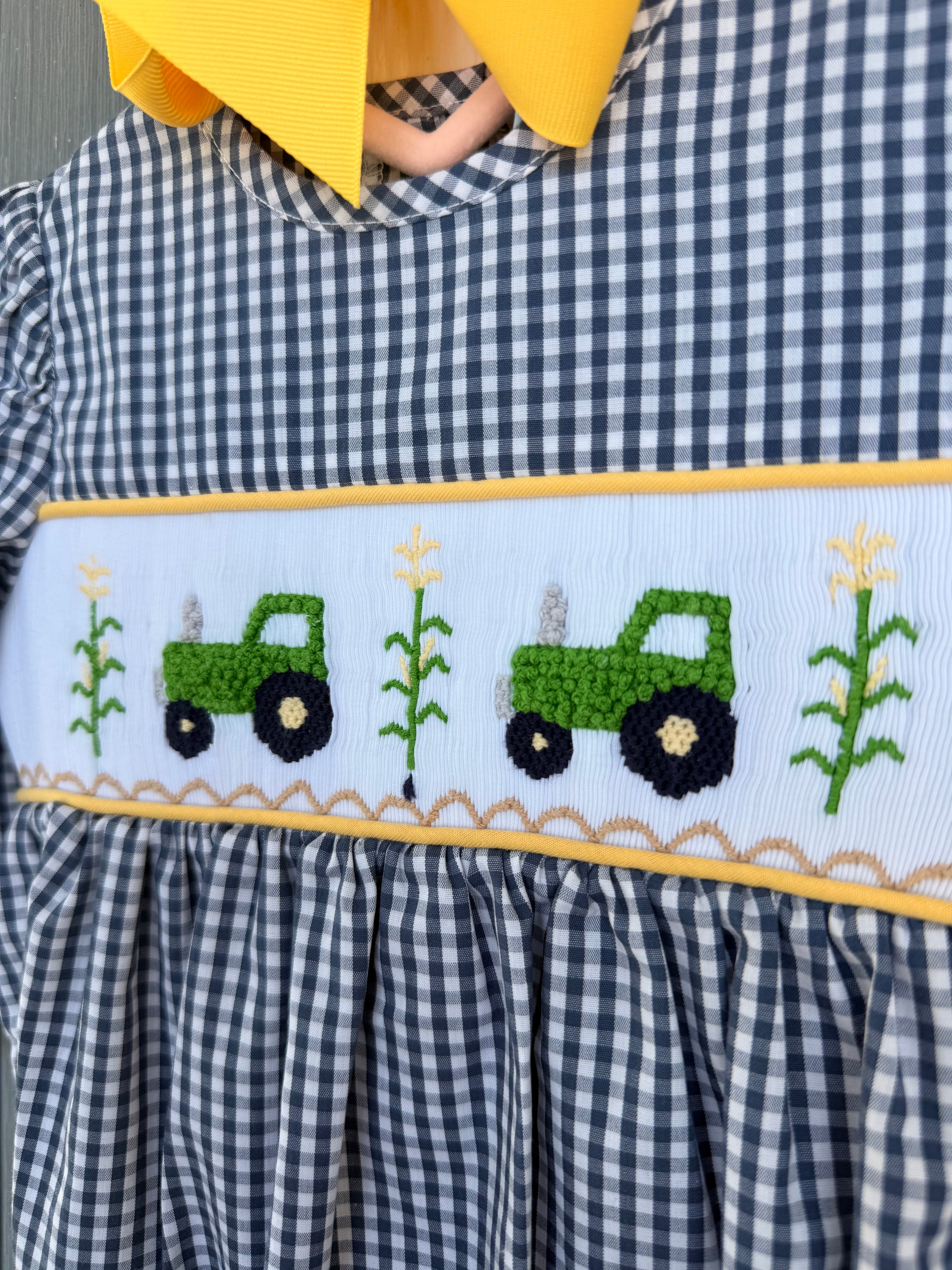 Corn Picking L/S Girl Bubble, Three Sisters