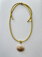 Beach Combing Necklace - Yellow & Coconut - Smith & Co.