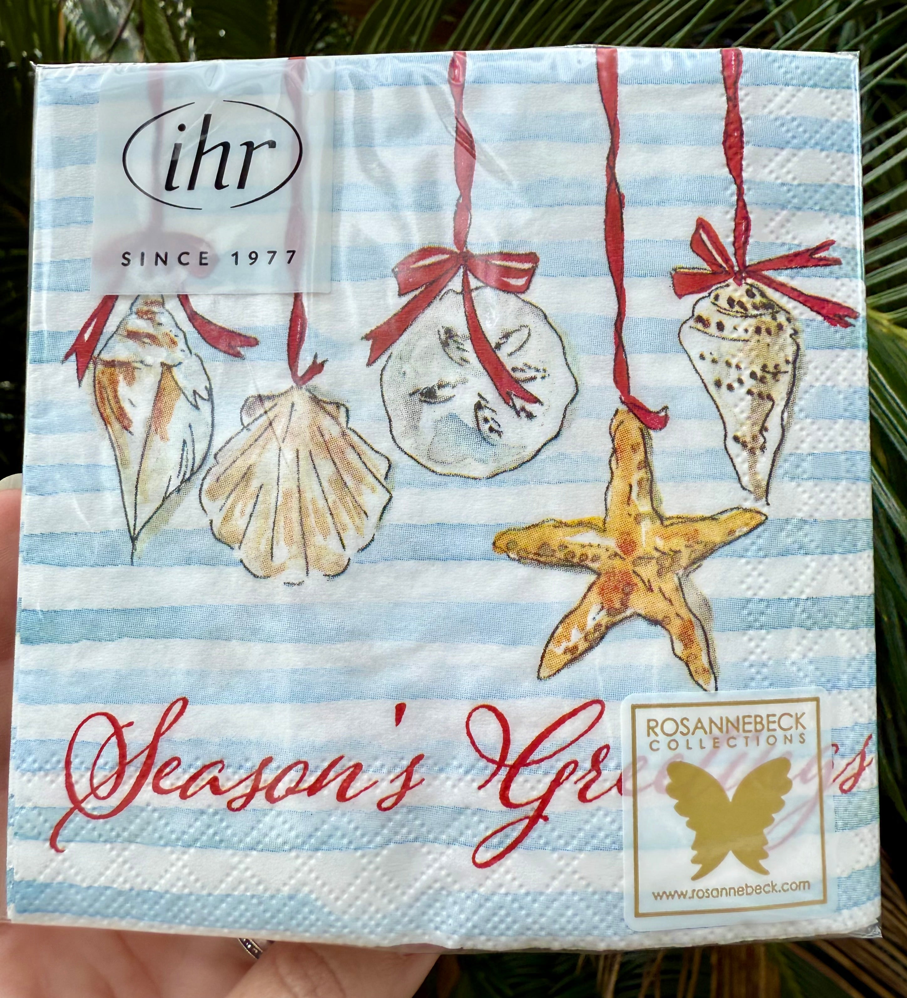Seasons Greetings Cocktail Napkins