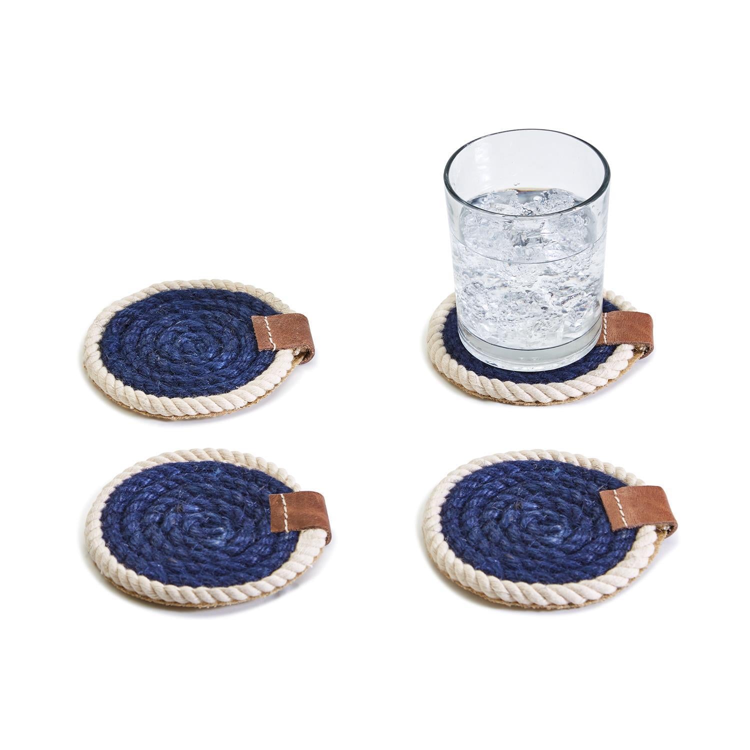 Nautical Rope Coasters Set of 4