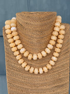 Cream Beaded Necklace