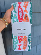 Swedish Fish Tea Towel Geometry