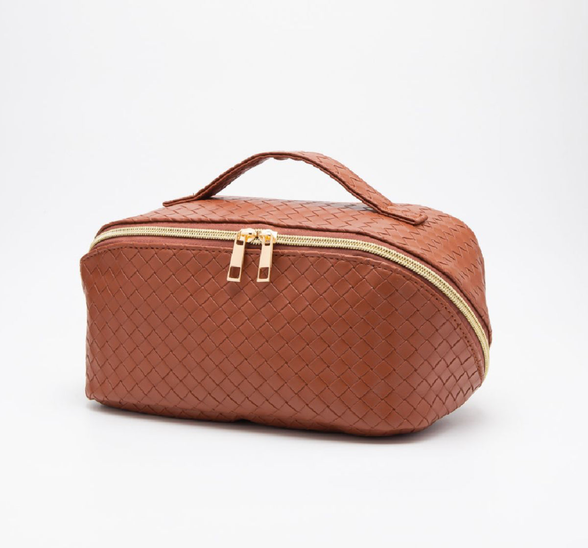 Tan Makeup Bag