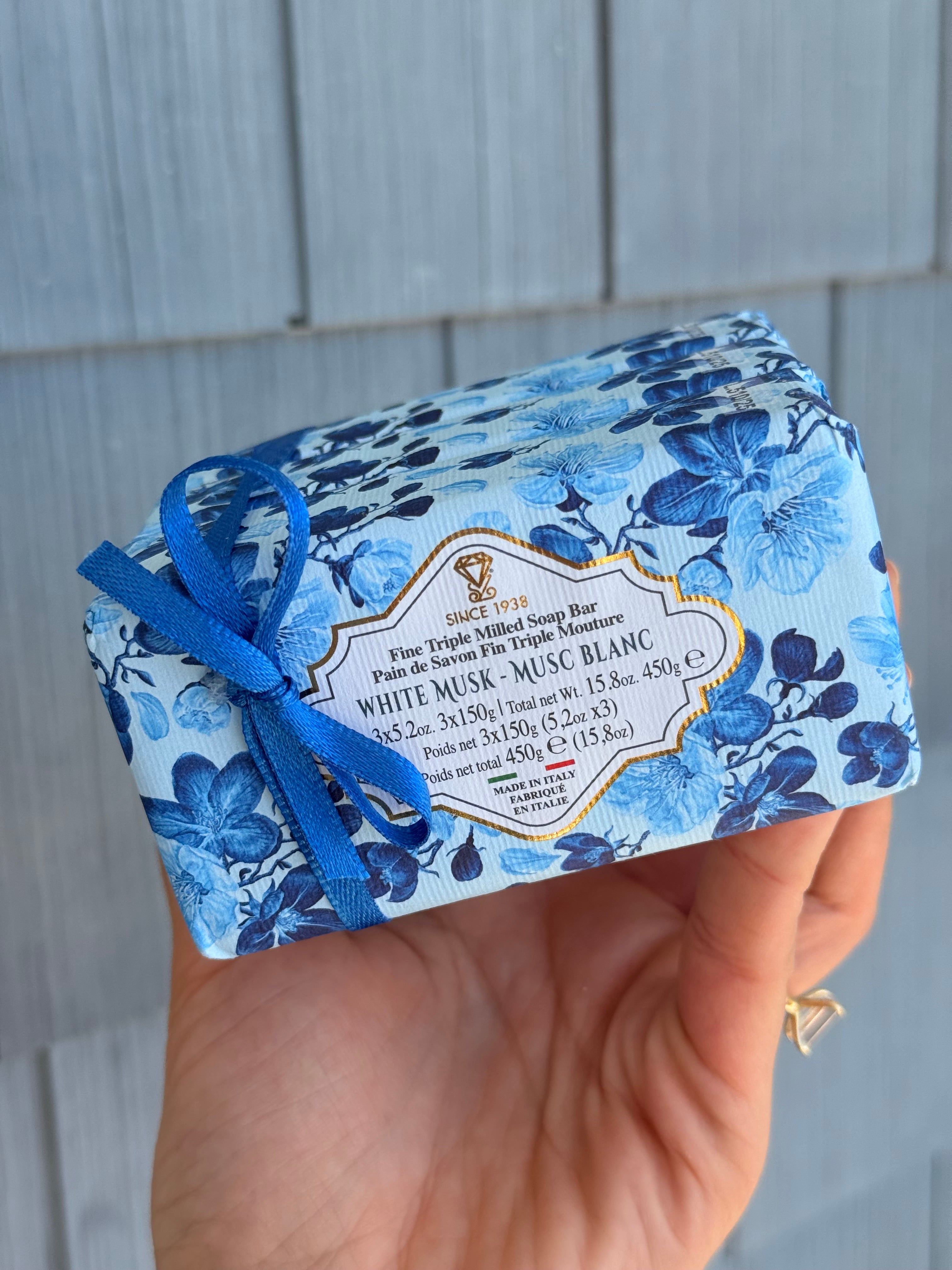 White Musk Fine Triple Milled Soap Made in Italy
