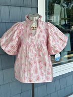 Pink Floral Babydoll Top