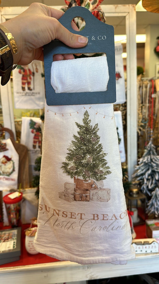 SB Custom Cottage Tree Tea Towel
