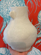 Clay Vase with Notches