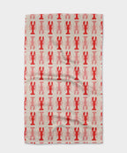 Lobster Stripe Tea Towel