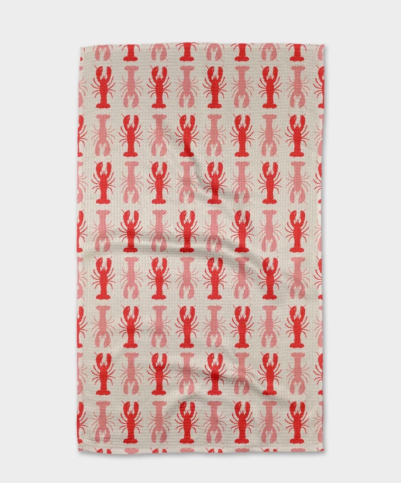 Lobster Stripe Tea Towel