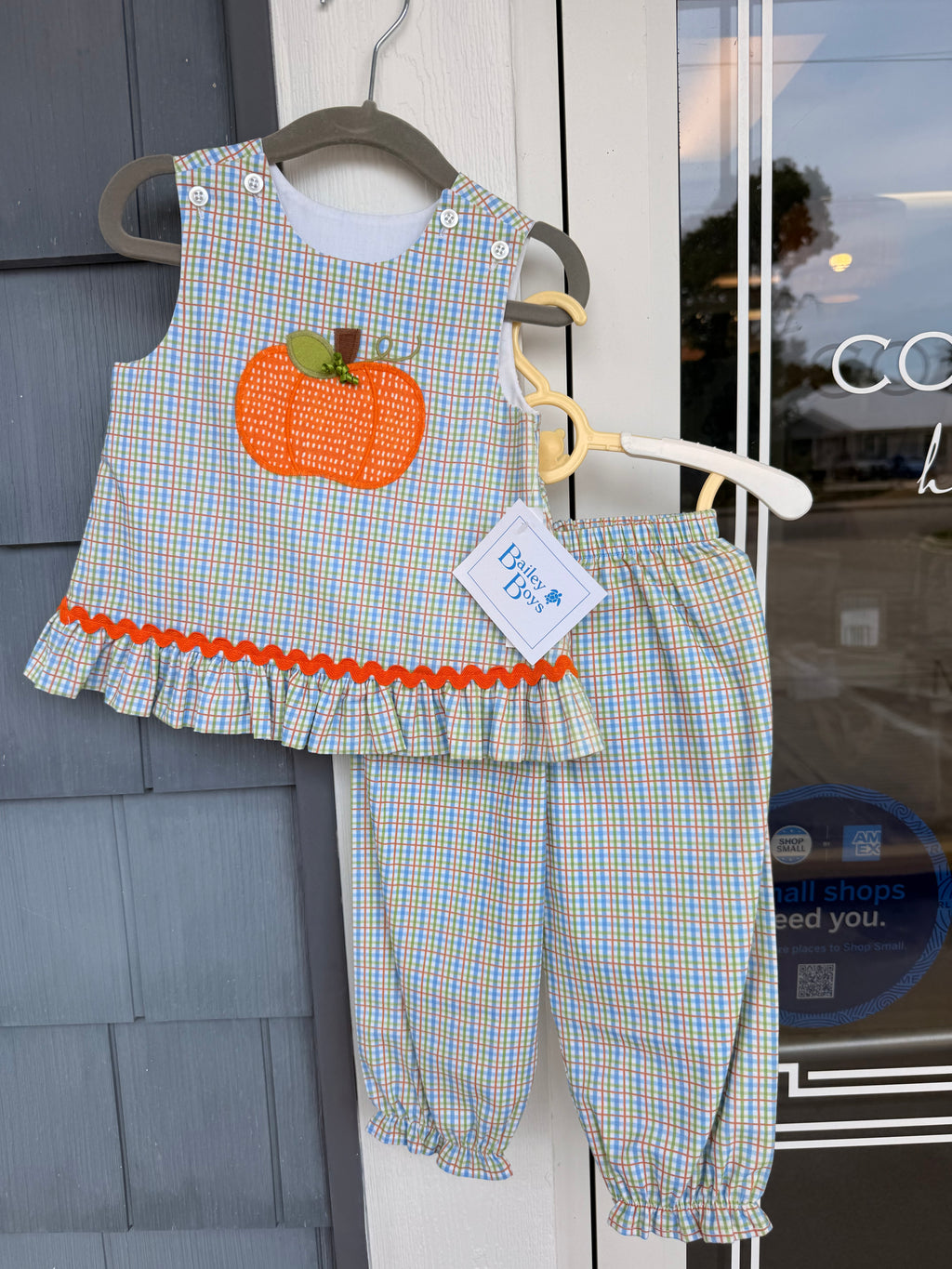Perfect Pumpkin Angel Pant Set Bailey Boys