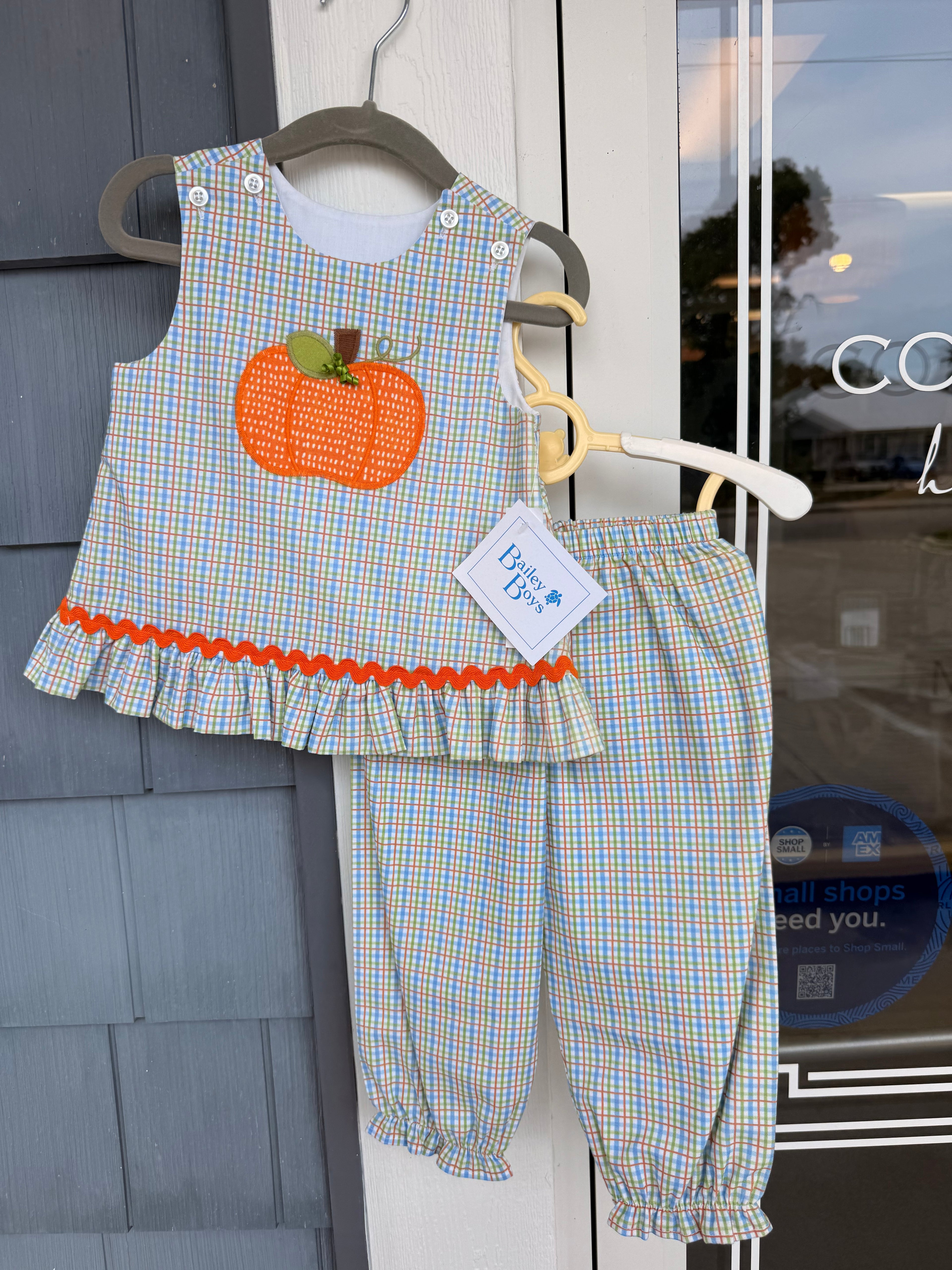 Perfect Pumpkin Angel Pant Set Bailey Boys