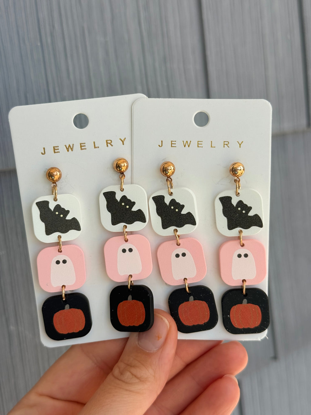 Halloween Dangle Post Earrings