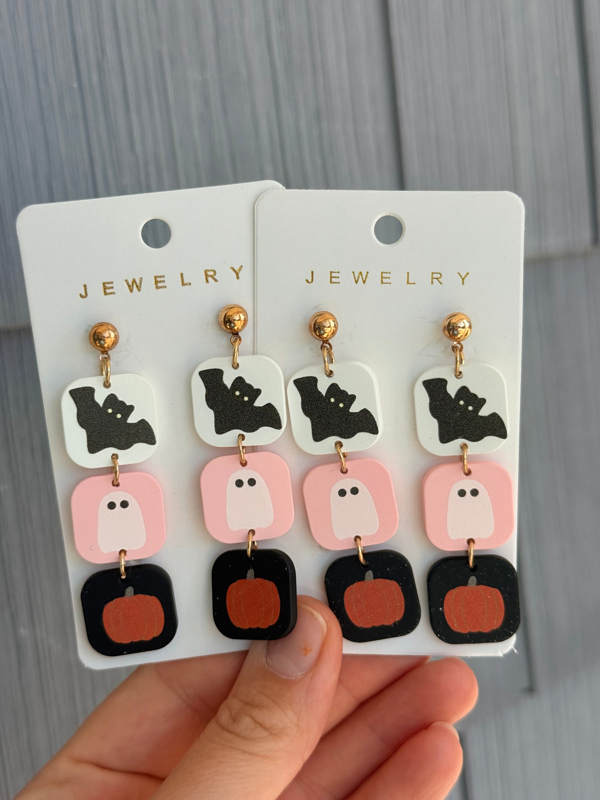 Halloween Dangle Post Earrings