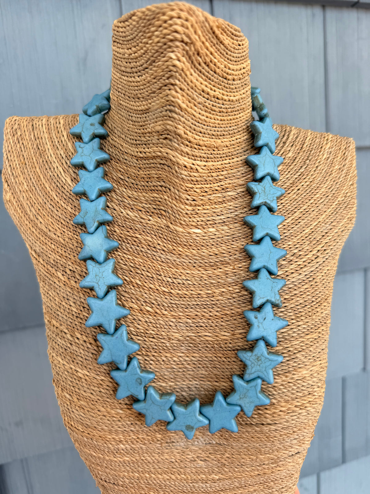 Sea Star Necklace Large - Dusty Blue - Smith & Co.