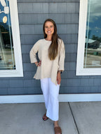 Gauze Two Pocket Top (Multiple Colors)