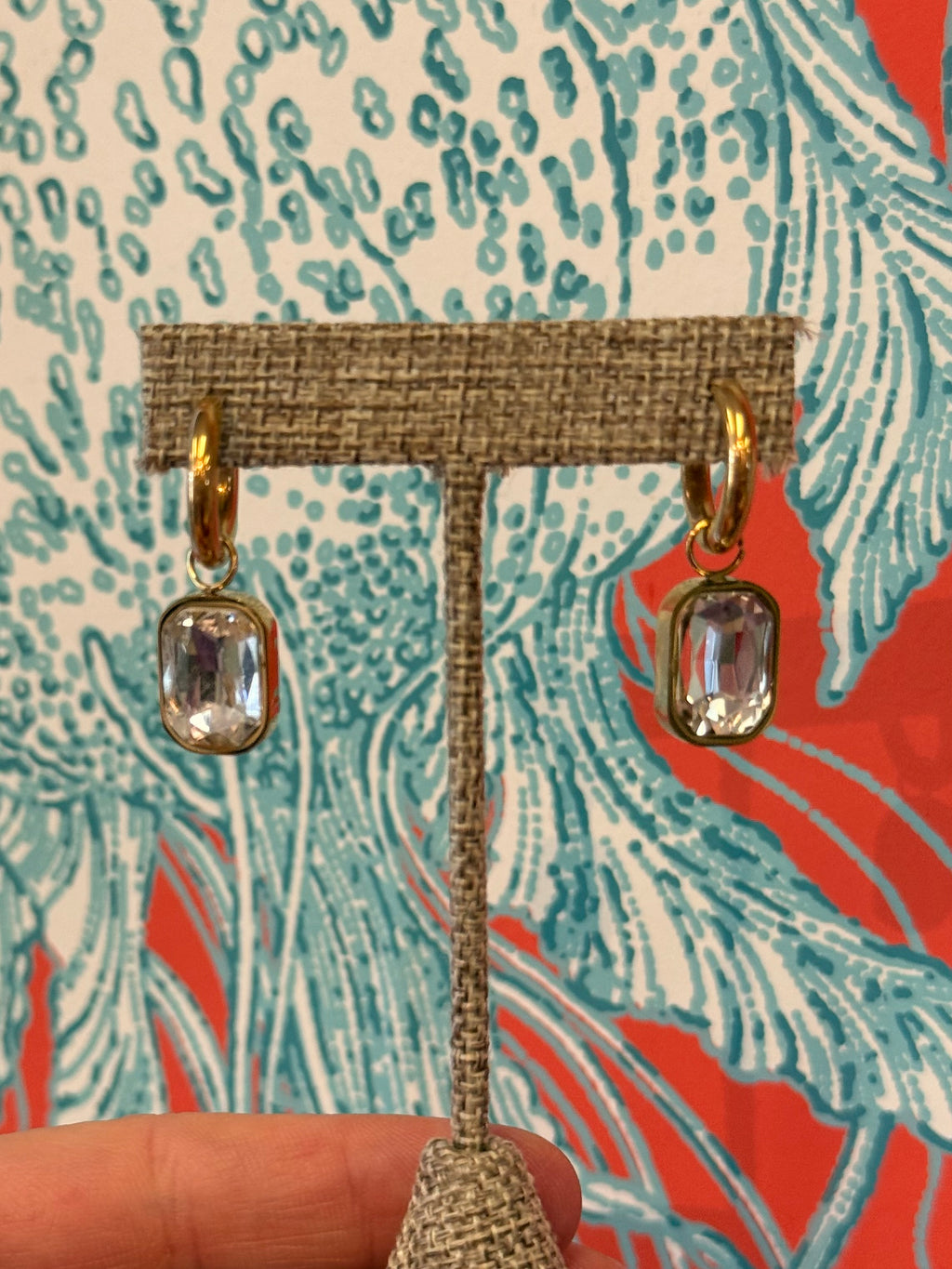 Emerald Cut Earrings