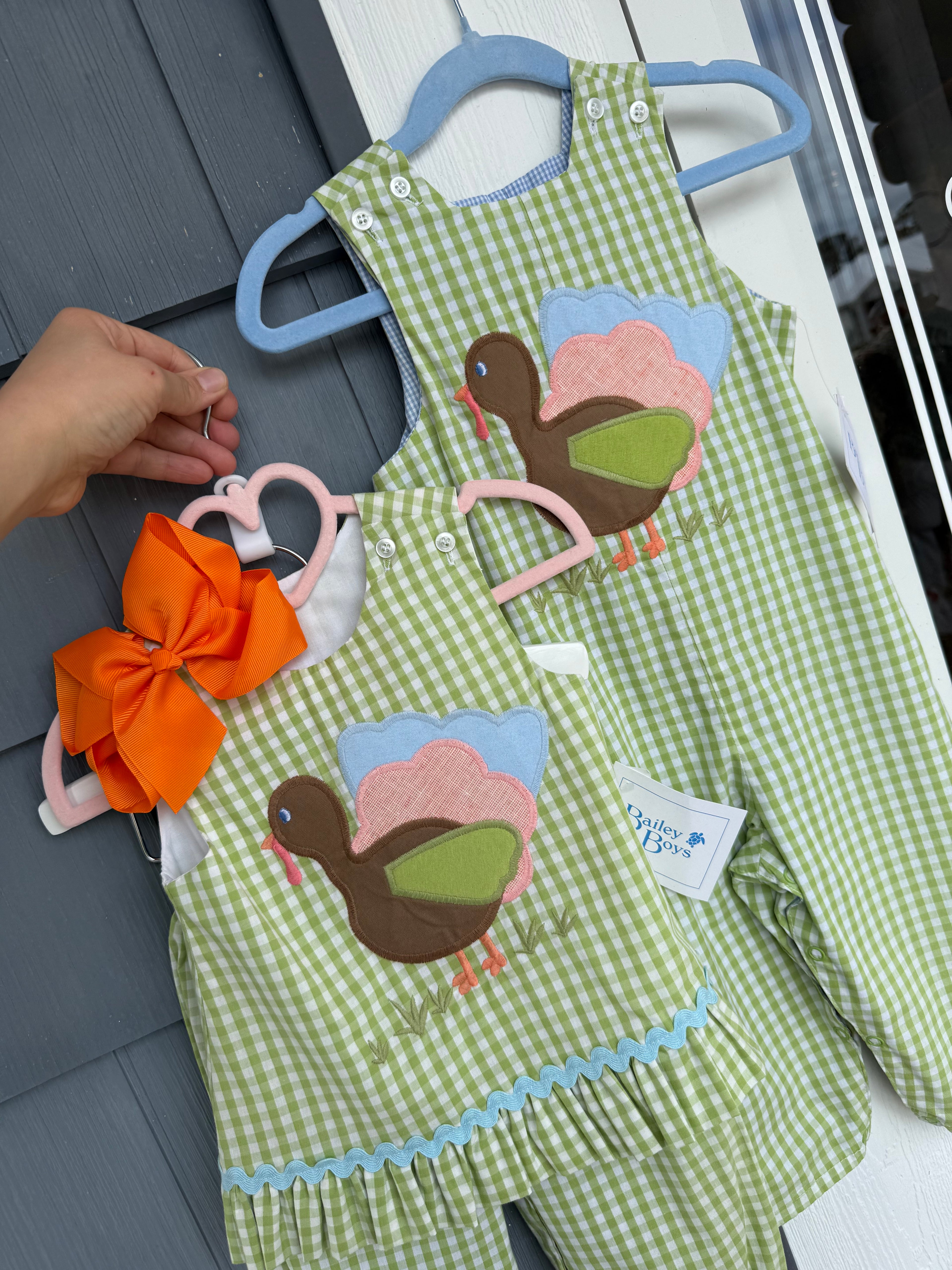 Turkey Trot Reversible John John, The Bailey Boys