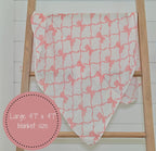 Beautiful Bows Baby Swaddle Blanket