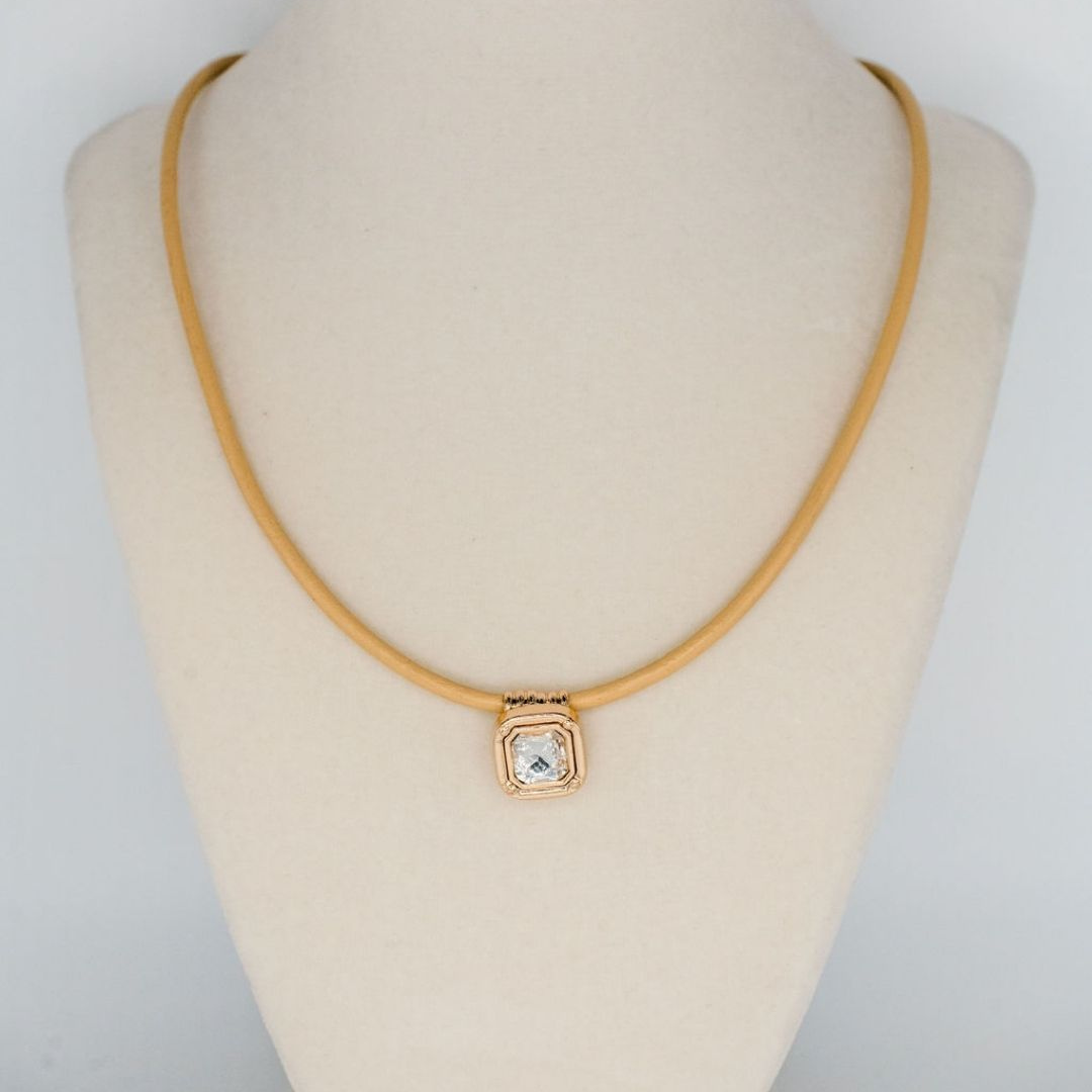 Gold Sparkle Necklace - Yellow - Smith & Co.