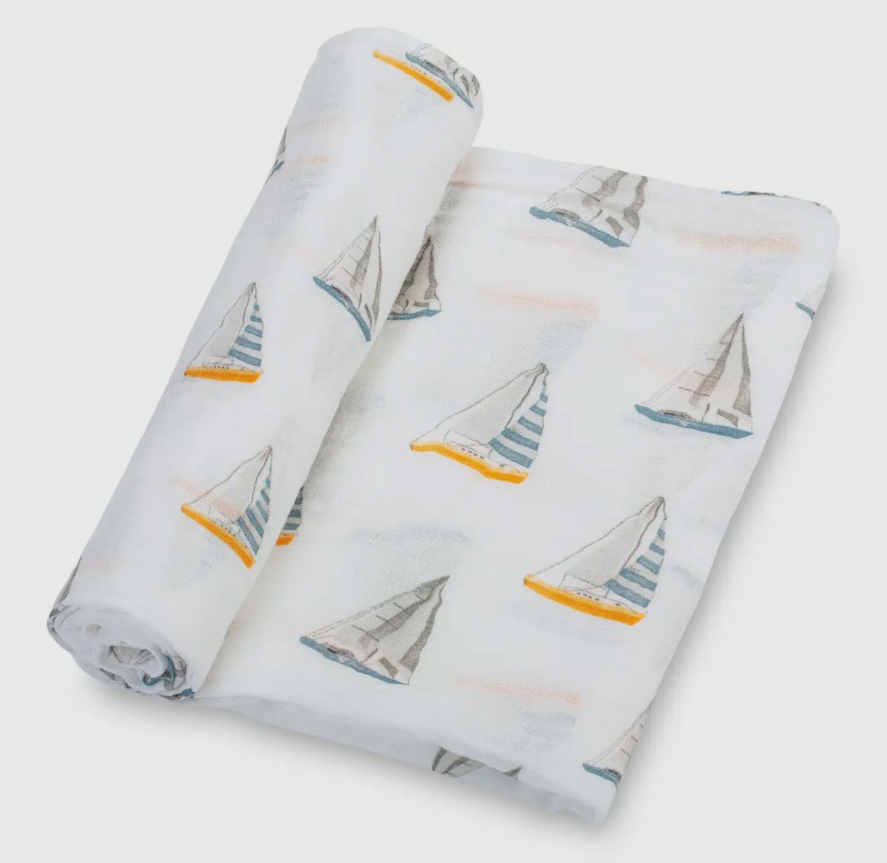 Sailing Away Baby Swaddle Blanket