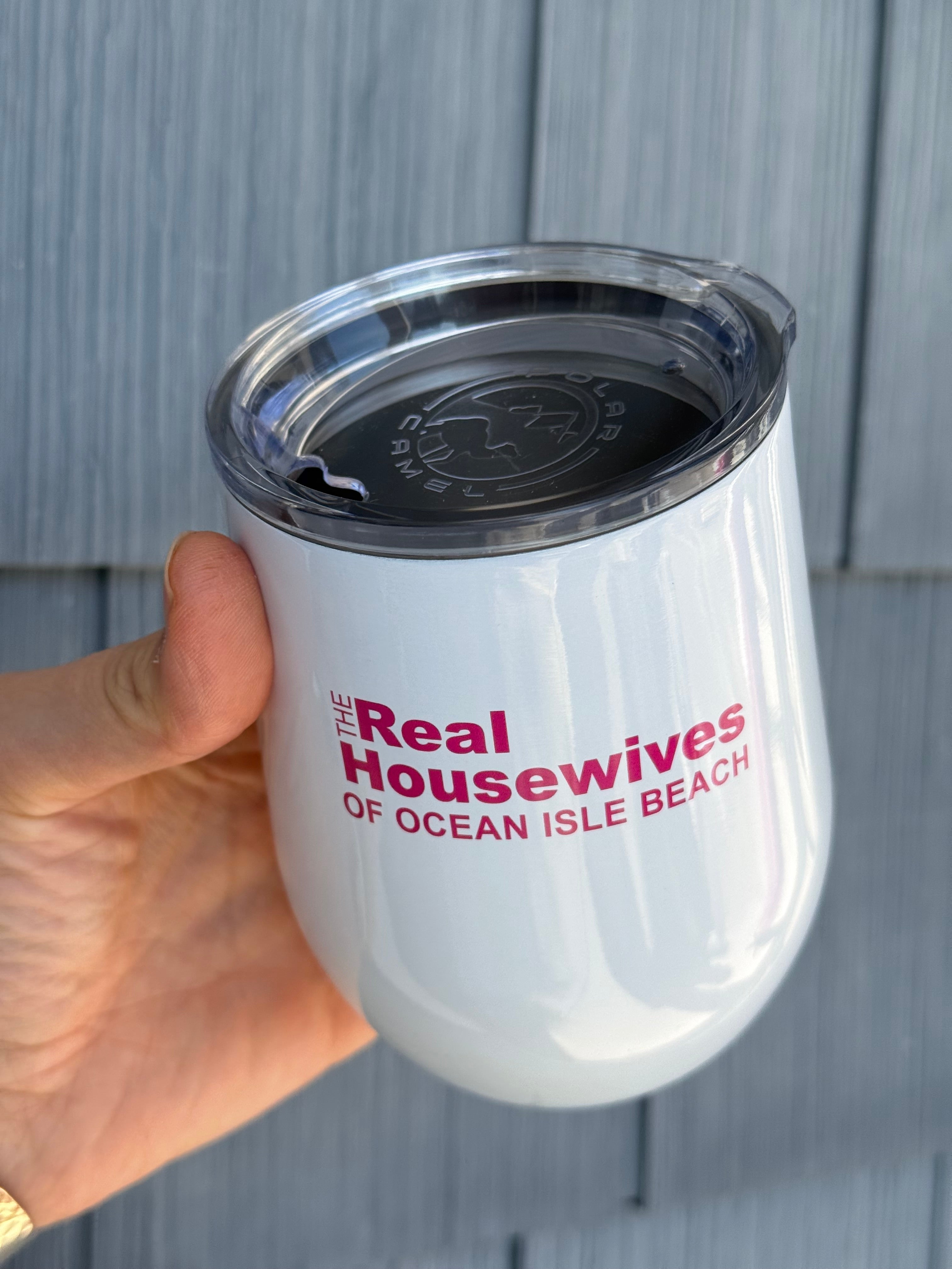 The Real Housewives of Ocean Isle Beach 12oz. Wine Cup