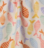 Fish Flip Tea Towel Geometry