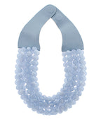 Beaded Layer Necklace Periwinkle