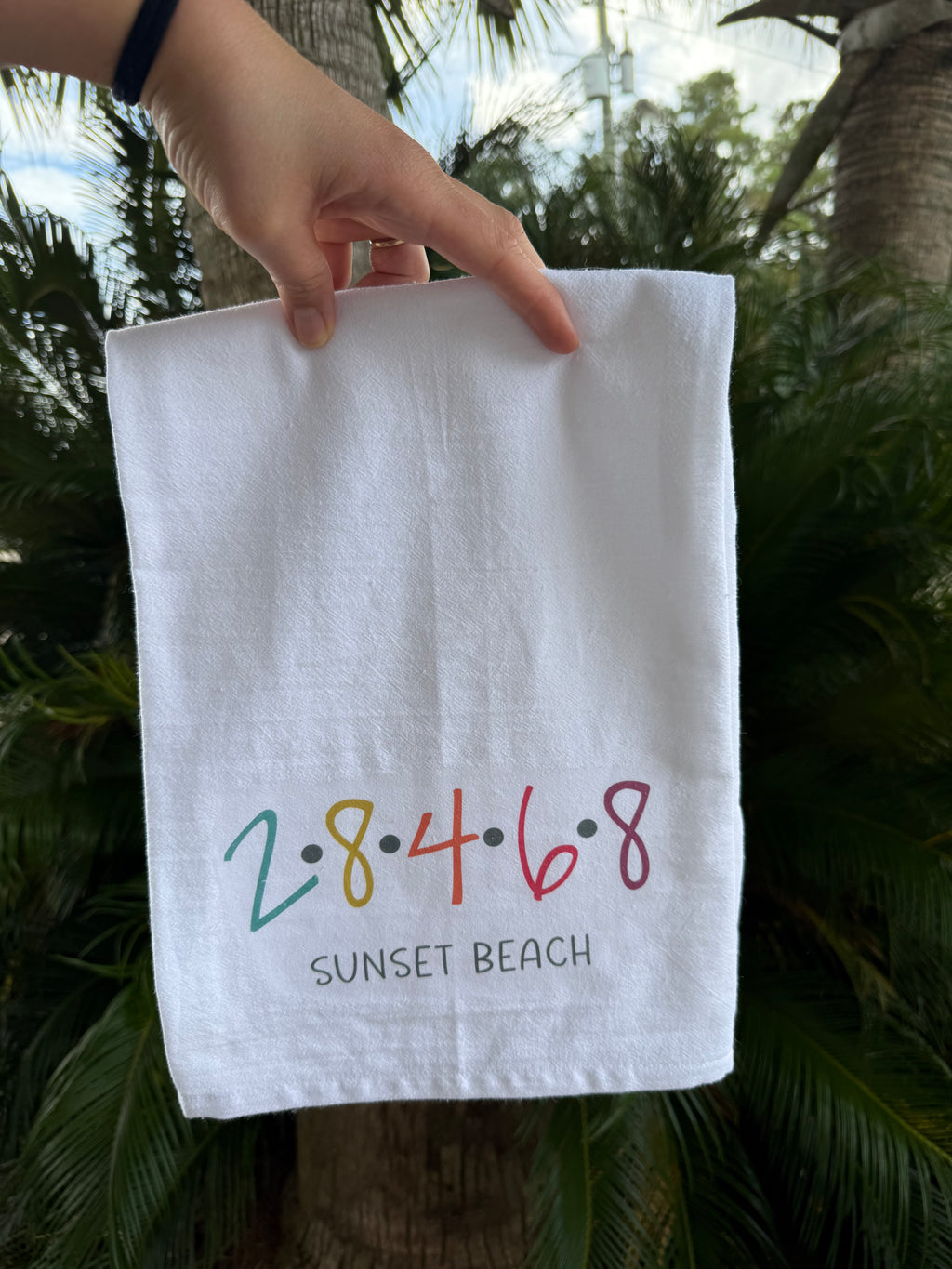 Zip Code Tea Towel SB