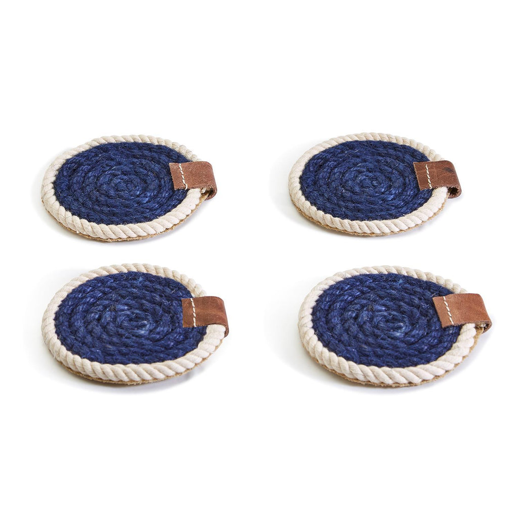 Nautical Rope Coasters Set of 4