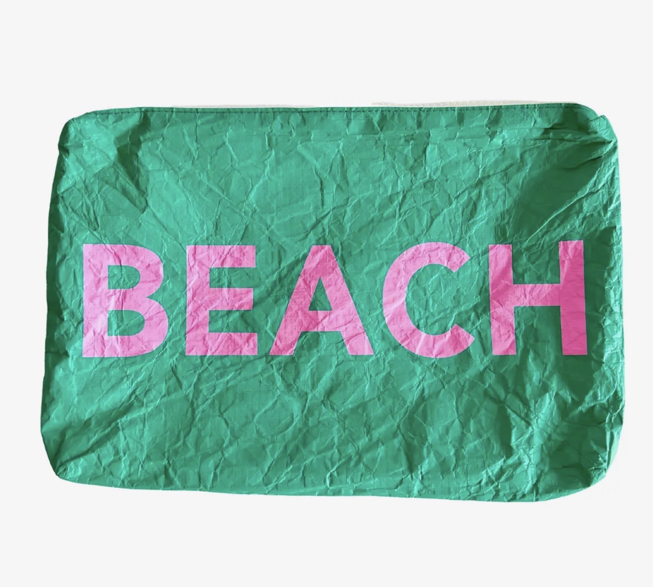 Pink & Green Beach Water Resistant Tyvek
Printed Pouch
