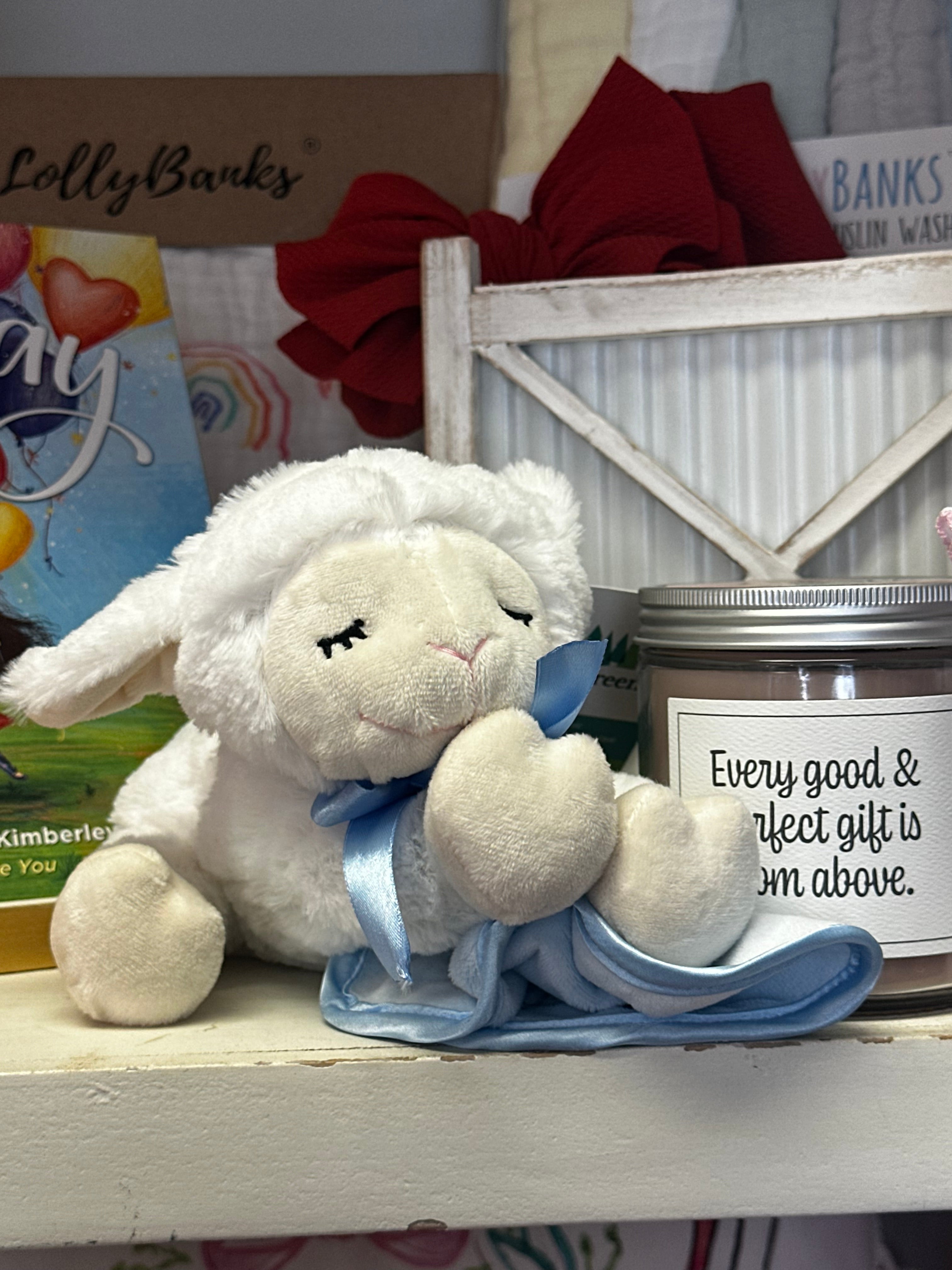 Pray with me Little Lamb- Blue