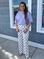 Black & White Polka Dot Pants
