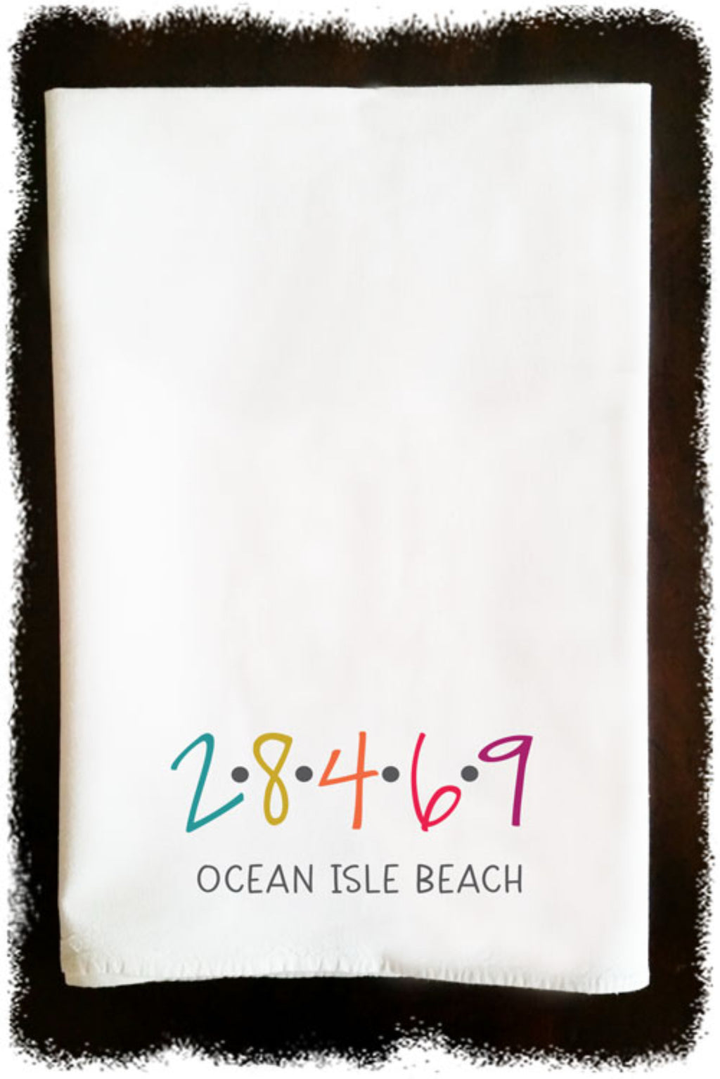 Zip Code Tea Towels OIB