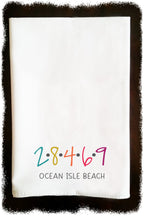 Zip Code Tea Towels OIB
