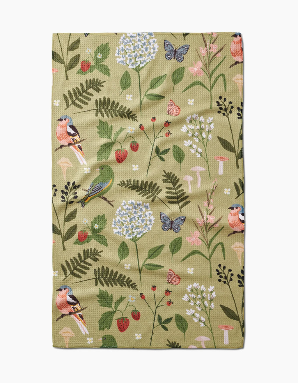 Good green Earth Tea Towel Geometry