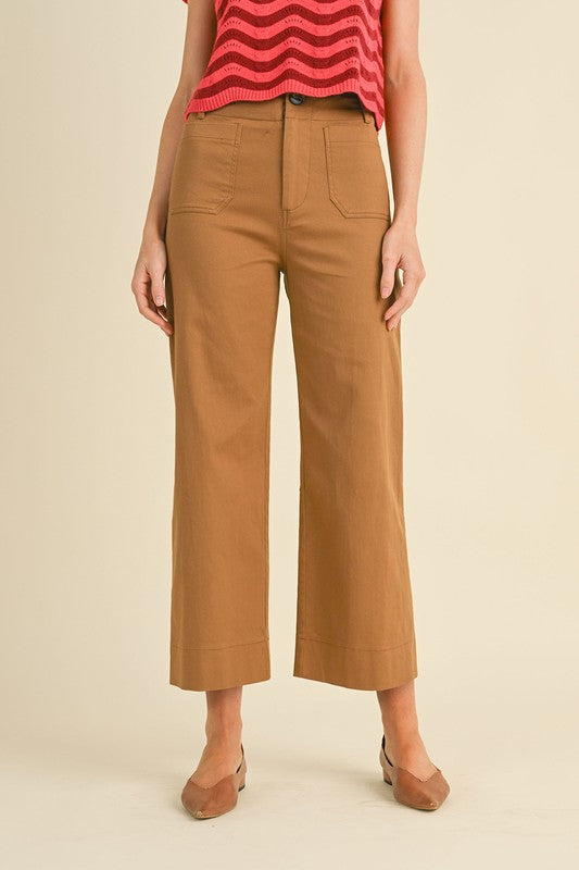 Hazelnut Crop Flare Pants SHIPS OR PICKUP FROM COCO 10/21/25