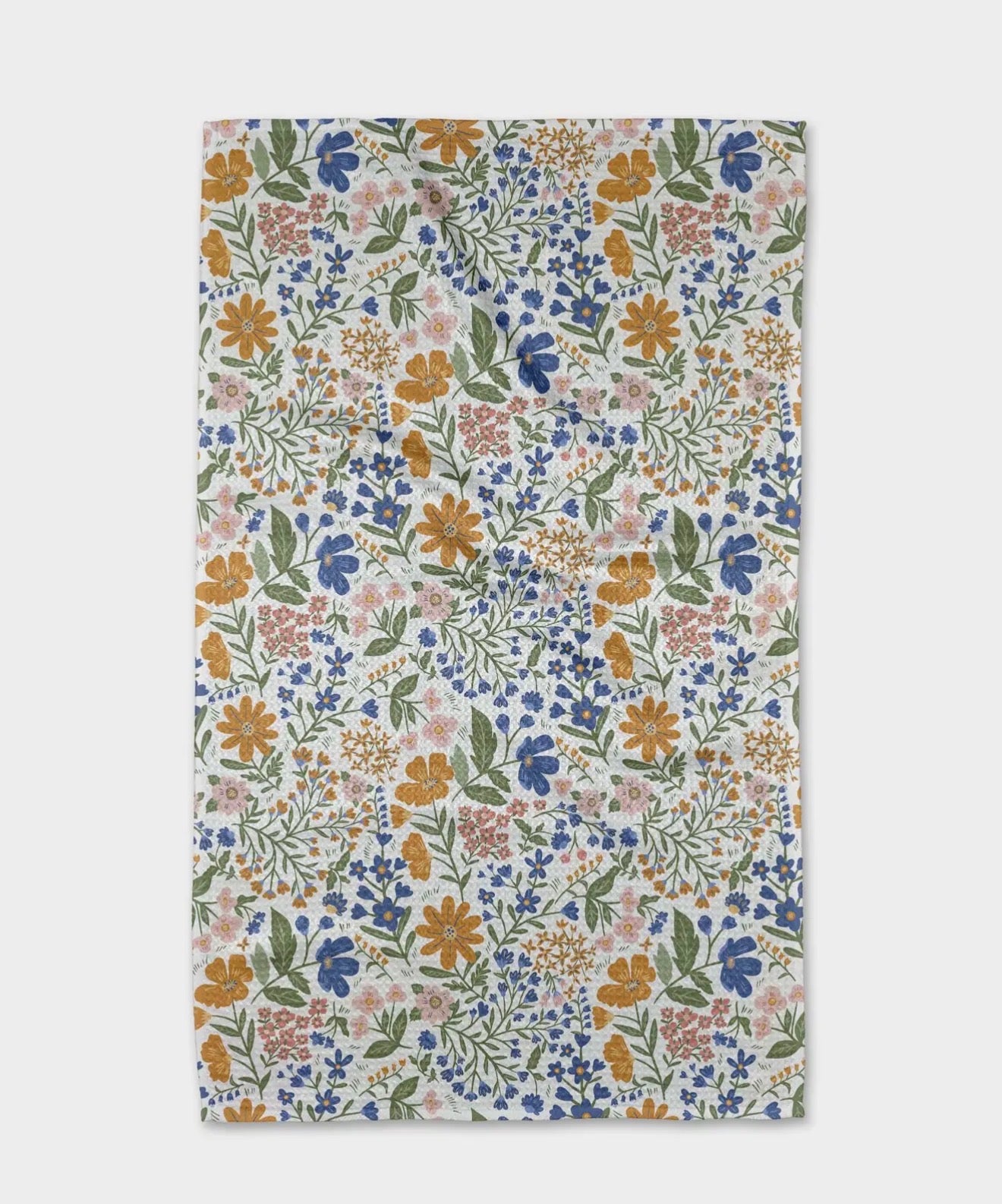 Cottage Meadow Pastel Tea Towel Geometry