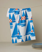 Nautical Mile Tea Towel Geometry
