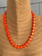 Sea Star Necklace SMALL - Orange- Smith & Co.