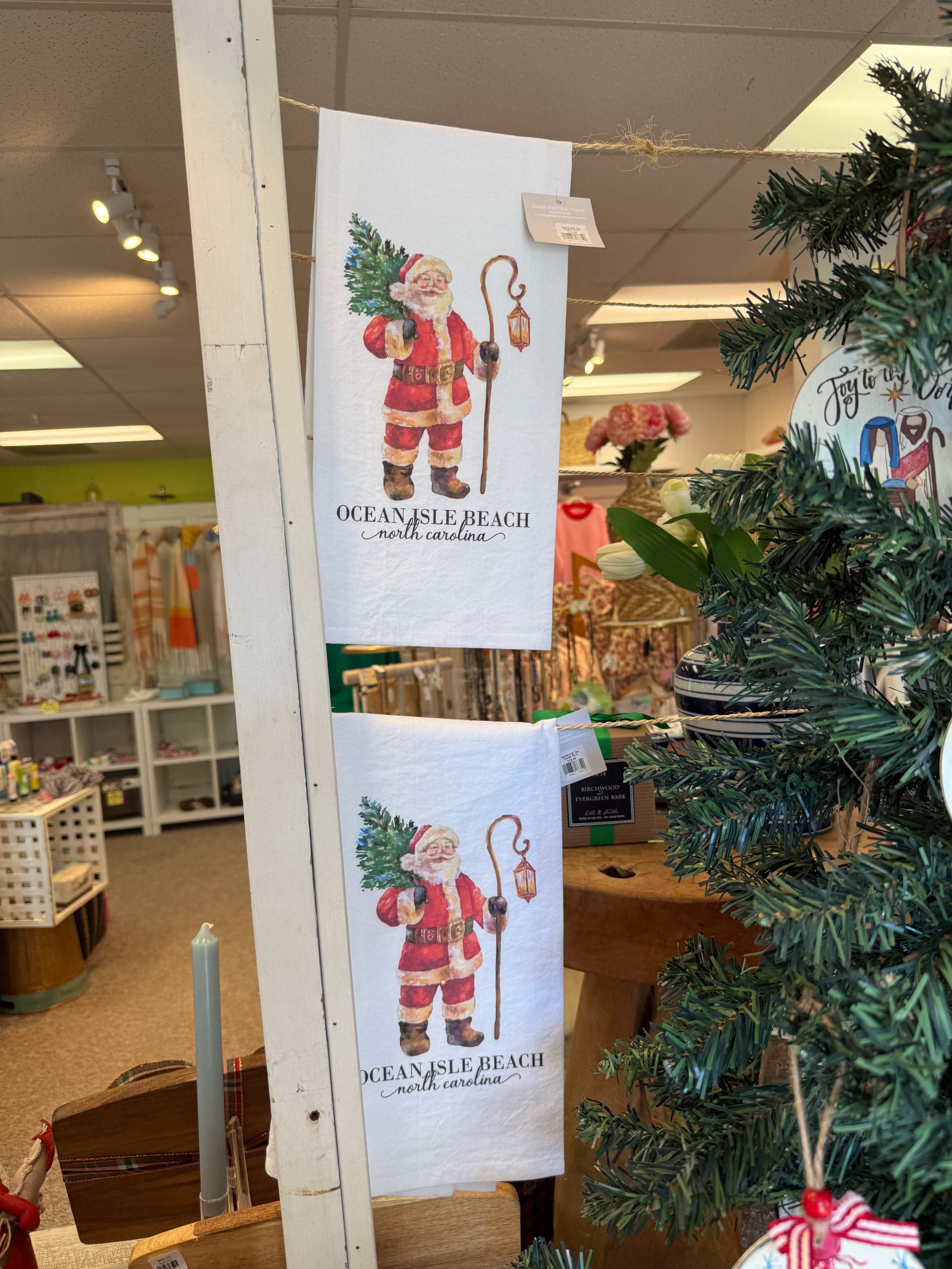 Santa OIB Tea Towel, PLH